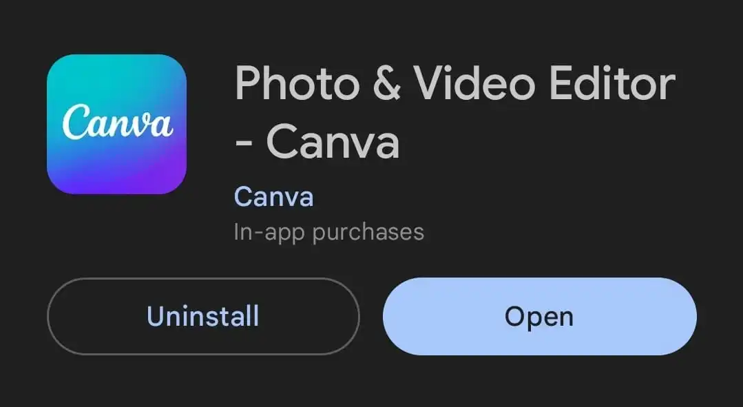 Canva Video Editing App 