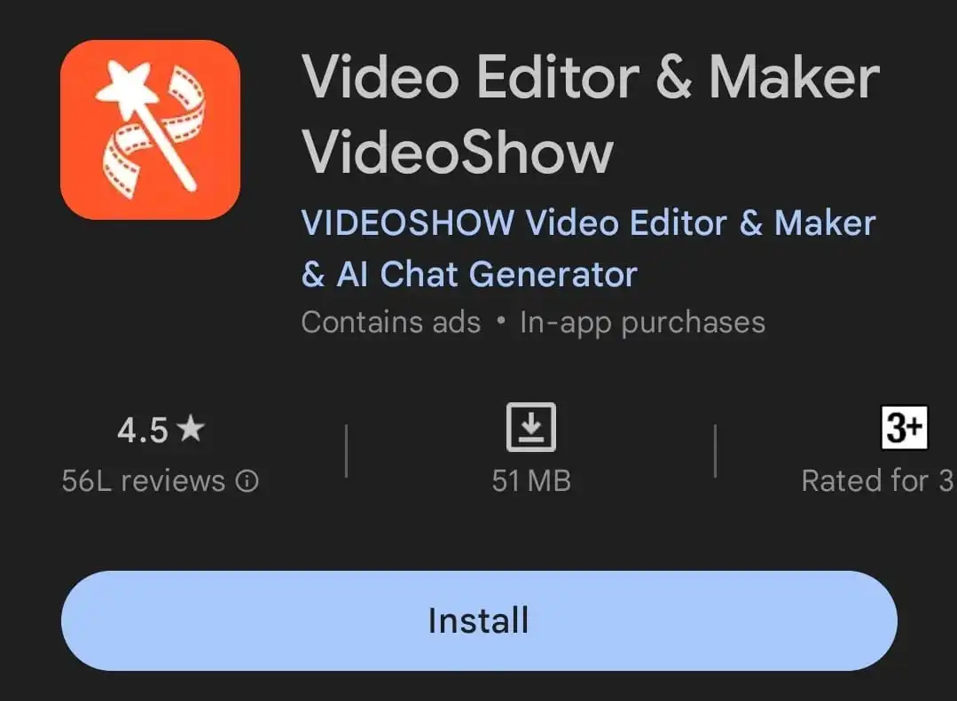 VideoShow Video Editing App