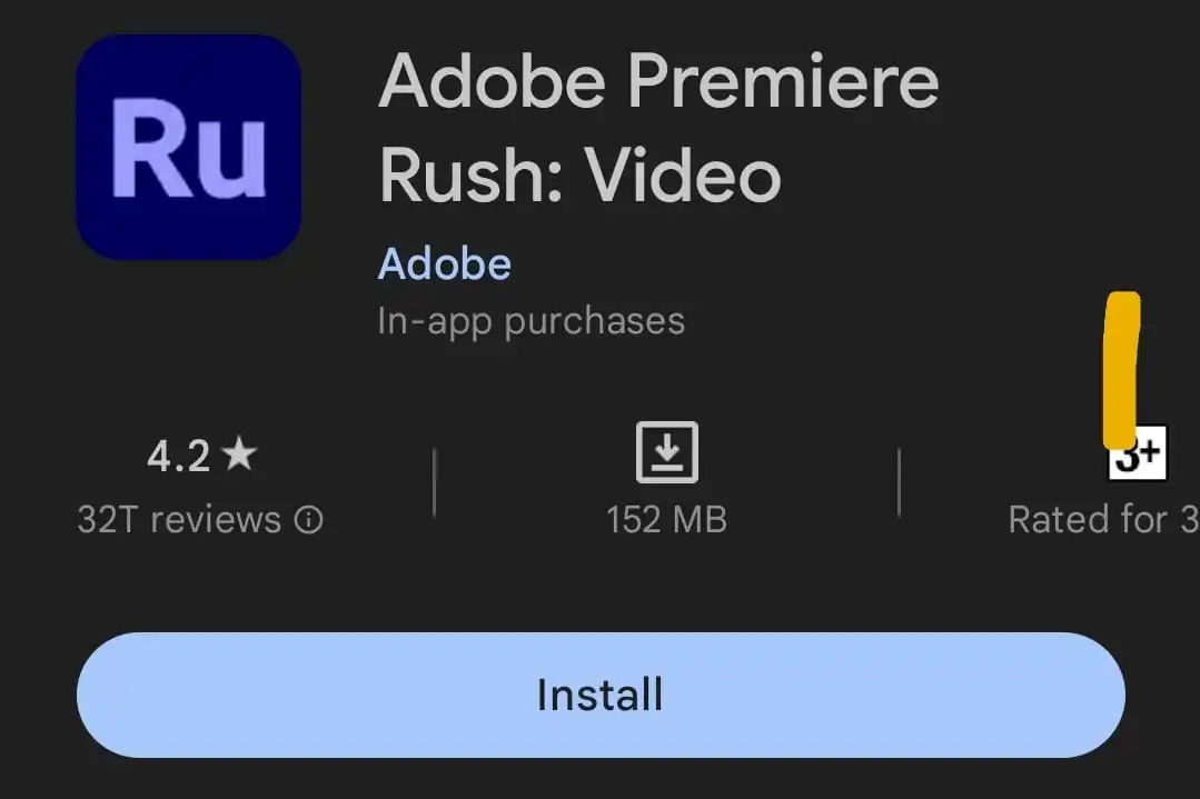 Adobe Premiere Rush App