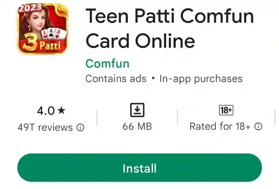 Teen Patti Comfun Card Online