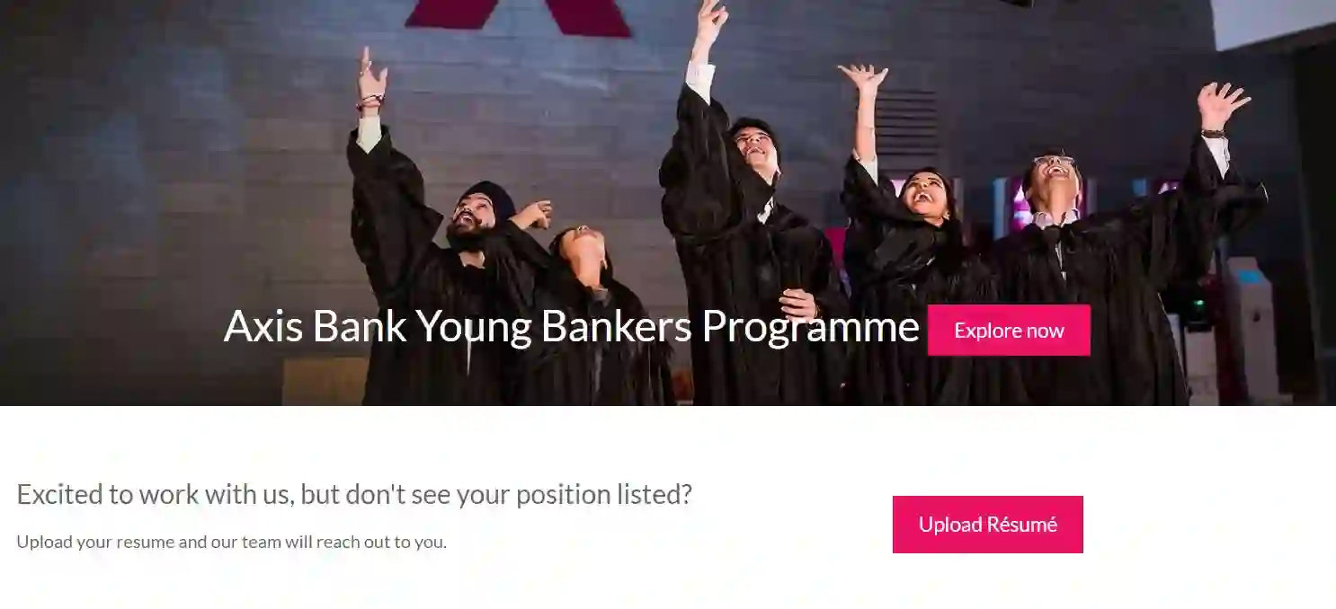 Axis Bank Career Website