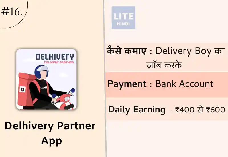 Delhivery Partner App Overview Details