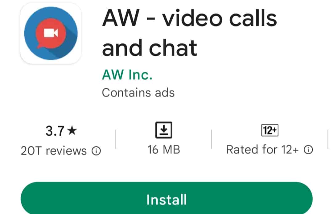 AW Video Call & Chatting App