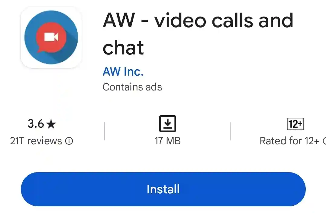 AW Video Call & Chatting App 